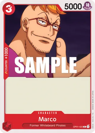 Marco #OP01-023 · Romance Dawn One Piece card