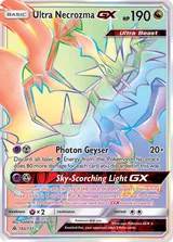 Ultra Necrozma GX · Forbidden Light Pokémon card