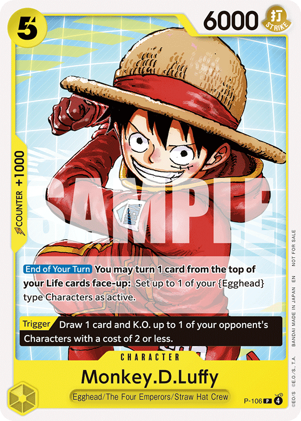 Monkey.D.Luffy (Tournament Pack 2026 Vol. 2) full card art