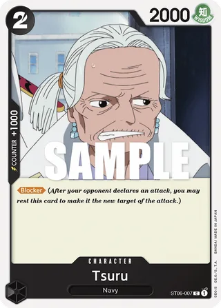Tsuru #ST06-007 · ST-06: Starter Deck 6 Absolute Justice One Piece card