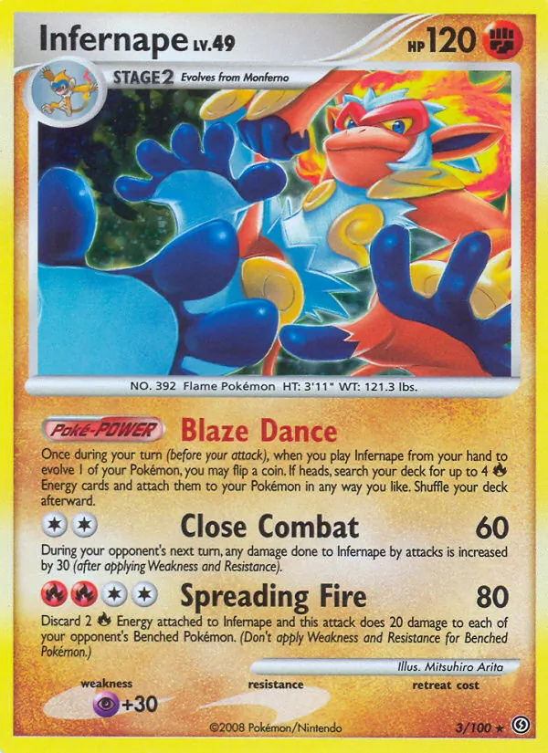Infernape full card art