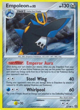 Empoleon #2 · Stormfront Pokémon card