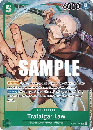 Trafalgar Law (Parallel) #OP01-047-parallel · Romance Dawn One Piece card