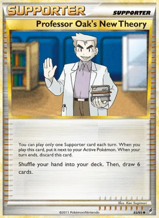 Professor Oak's New Theory #83 · Call of Legends Pokémon card