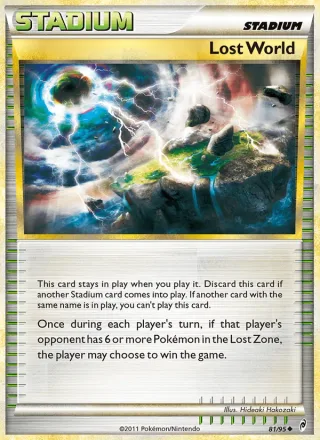 Lost World #81 · Call of Legends Pokémon card