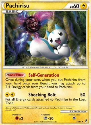 Pachirisu #18 · Call of Legends Pokémon card