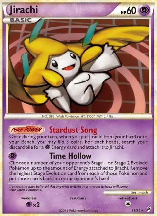 Jirachi #11 · Call of Legends Pokémon card