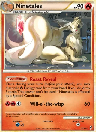 Ninetales #17 · Call of Legends Pokémon card
