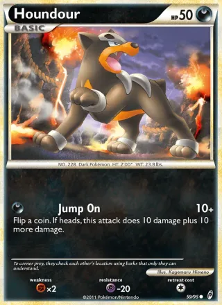 Houndour #59 · Call of Legends Pokémon card