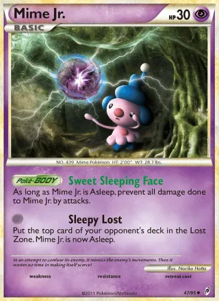 Mime Jr. #47 · Call of Legends Pokémon card