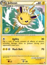 Jolteon · Call of Legends Pokémon card