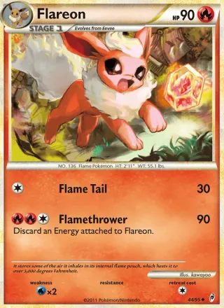 Flareon #44 · Call of Legends Pokémon card