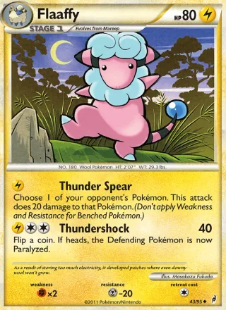 Flaaffy #43 · Call of Legends Pokémon card