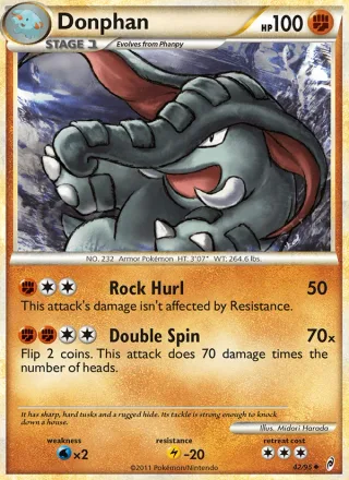 Donphan #42 · Call of Legends Pokémon card