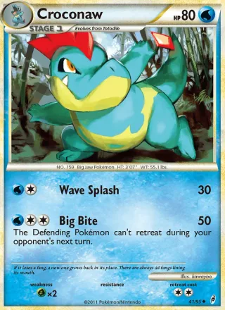 Croconaw #41 · Call of Legends Pokémon card