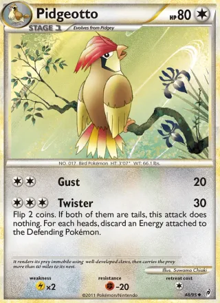 Pidgeotto #48 · Call of Legends Pokémon card