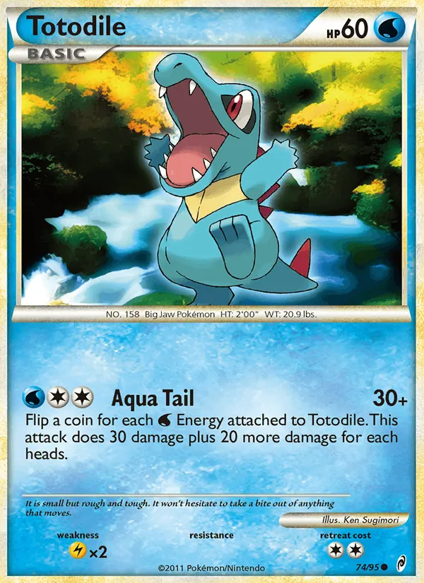 Totodile full card art