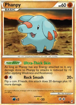 Phanpy #66 · Call of Legends Pokémon card
