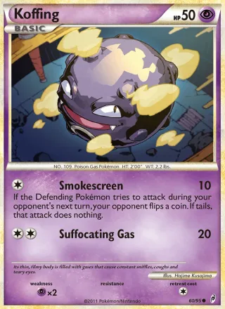 Koffing #60 · Call of Legends Pokémon card