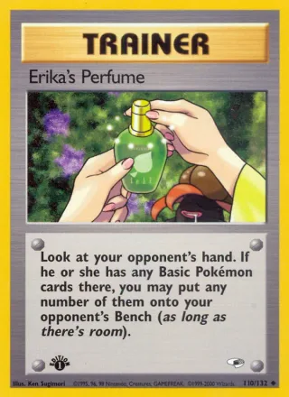 Erika's Perfume #110 · Gym Heroes Pokémon card