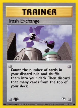 Trash Exchange #126 · Gym Heroes Pokémon card