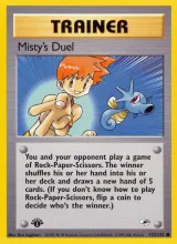 Misty's Duel · Gym Heroes Pokémon card