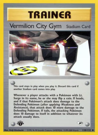 Vermilion City Gym #120 · Gym Heroes Pokémon card