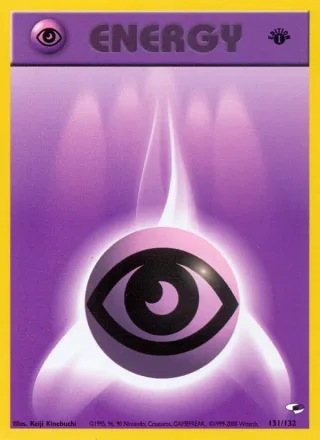 Psychic Energy #131 · Gym Heroes Pokémon card