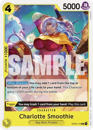 Charlotte Smoothie (Jolly Roger Foil) #OP03-110-jolly-roger-foil · Premium Booster -The Best- One Piece card