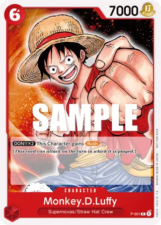 Monkey.D.Luffy (Promotion Pack 2022) #P-001-promotion-pack-2022 · One Piece Promotion Cards One Piece card