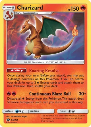 Charizard #SM226 · SM Black Star Promos Pokémon card