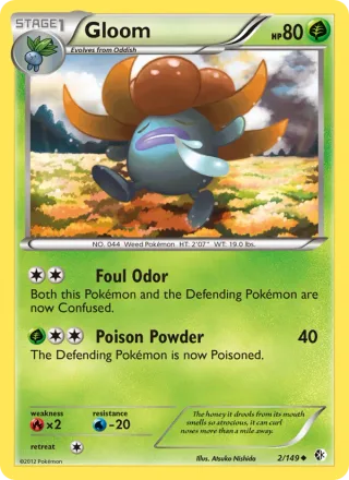 Gloom #2 · Boundaries Crossed Pokémon card