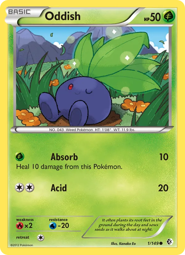 Oddish full card art