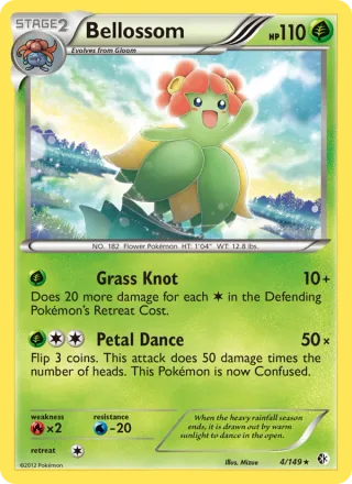 Bellossom #4 · Boundaries Crossed Pokémon card