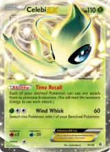 Celebi-EX · Boundaries Crossed Pokémon card