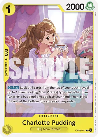 Charlotte Pudding (Championship 2024) #OP03-112-championship-2024 · One Piece Promotion Cards One Piece card