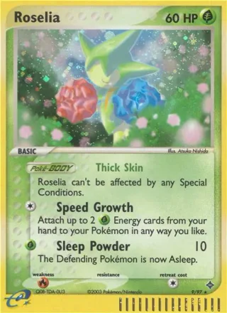 Roselia #9 · Dragon Pokémon card