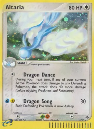 Altaria #2 · Dragon Pokémon card