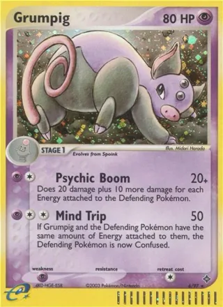 Grumpig #6 · Dragon Pokémon card