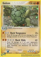 Golem · Dragon Pokémon card