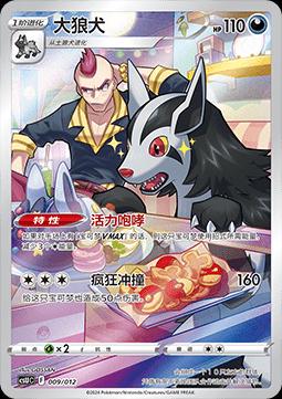 Mightyena (大狼犬) #009 · CSUC (宝可梦卡牌展示套礼盒) Pokémon Chinese card