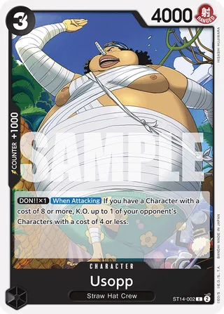 Usopp #ST14-002 · ST-14: Starter Deck 14 3D2Y One Piece card