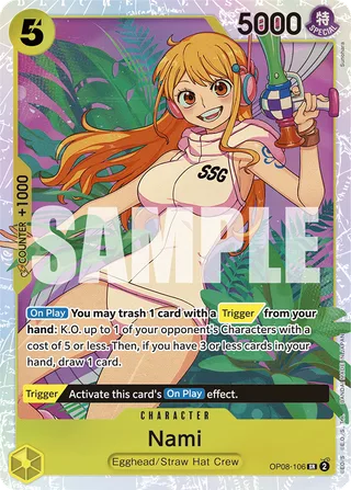Nami #OP08-106 · Two Legends One Piece card