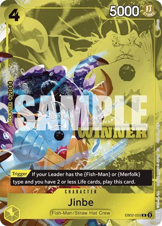 Jinbe (Winner Pack 2025 Vol. 3) #EB02-055-winner-pack-2025-vol-3 · One Piece Promotion Cards One Piece card