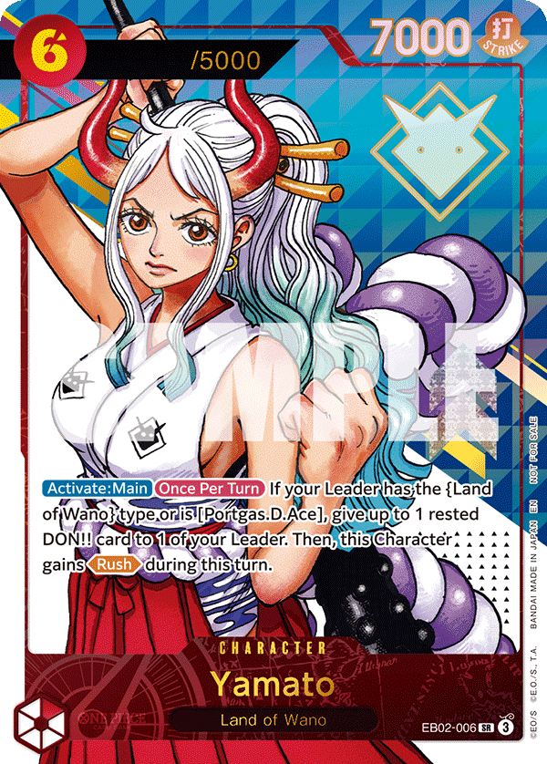 DON!! Card (Yamato) (1st Anniversary DON!! Card Pack) full card art