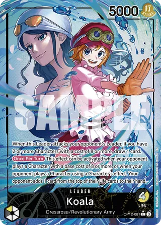 Koala (Alternate Art) #OP12-081-alternate-art · Legacy of the Master One Piece card
