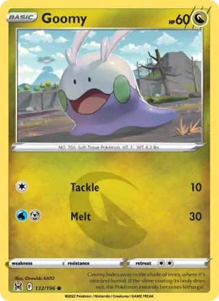 Goomy #132 · Lost Origin Pokémon card