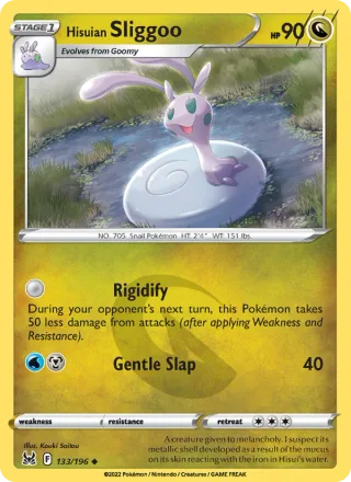 Hisuian Sliggoo #133 · Lost Origin Pokémon card