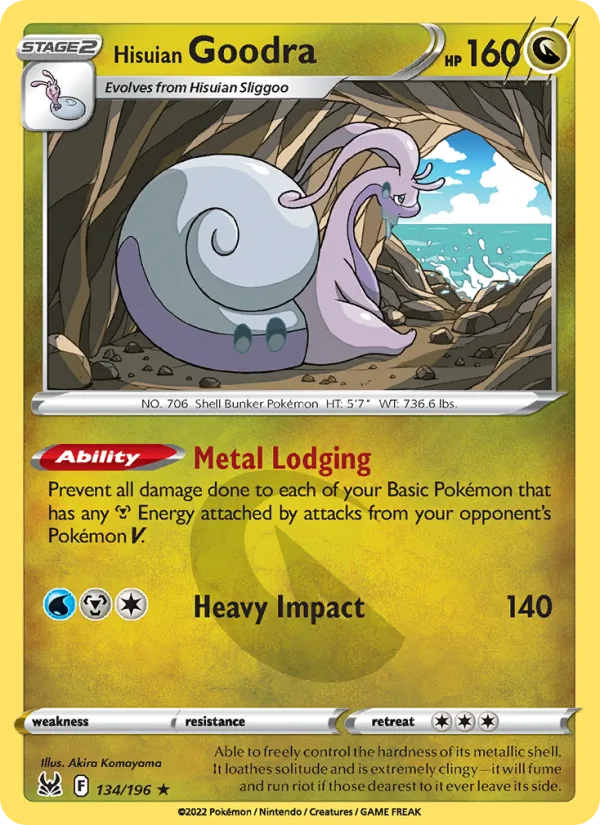 Hisuian Goodra full card art