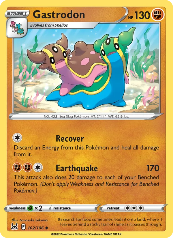 Gastrodon full card art
